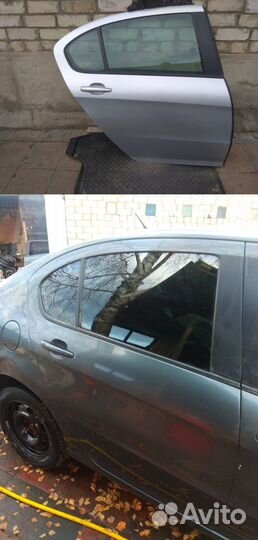Дверь задняя правая в сборе Пежо 408 Peugeot 408