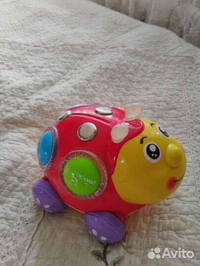 Божья коровка музыкальная игрушка