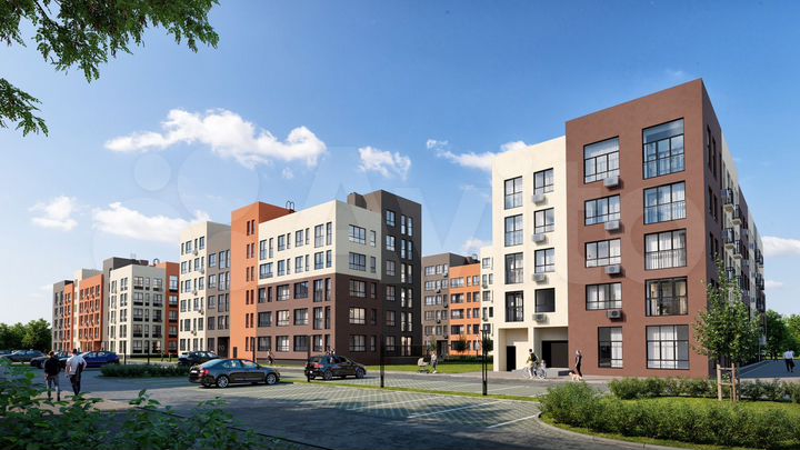 2-к. квартира, 60,4 м², 5/6 эт.