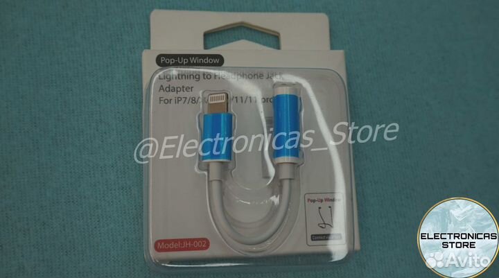 Адаптер для Айфон с Aux на Lightning Z 00 Новая