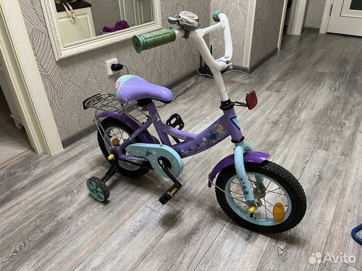 Детский Велосипед. холодное сердце