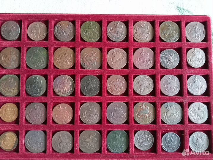 Шикарная коллекция монет Российской Империи в