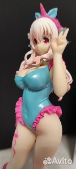 Sonico Unicorn Blue Pearl аниме фигурка Сонико