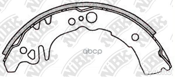 Колодки тормозные daihatsu atrai/hijet -14 0.7