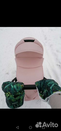 Коляска Aroteam Cocoline 18 эко кожа 2 в 1