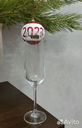 Хрустальные бокалы для шампанского 6 шт