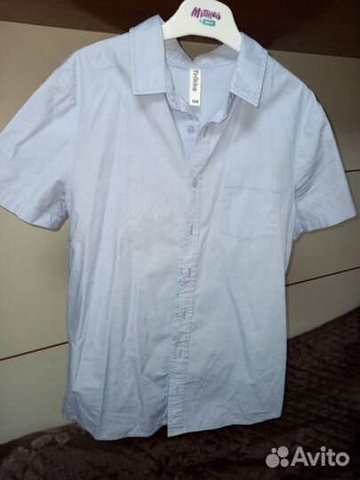 Рубашка на мальчика 158