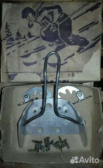 Подпятник для лыж и Лыжные Крепления СССР