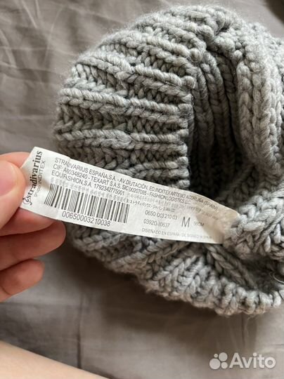 Берет вязаный