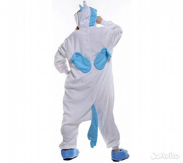 Кигуруми FunFur Единорог Голубой S