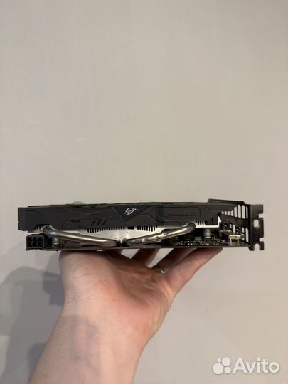 Видеокарта asus rog strix rx460