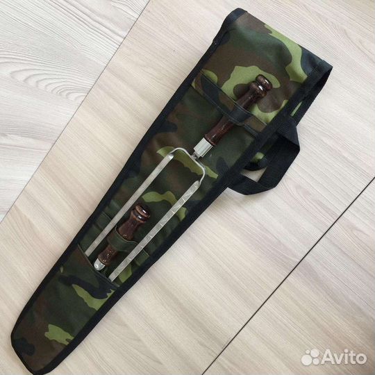 Шашлычный набор «Воин», шампура, подарок, нож