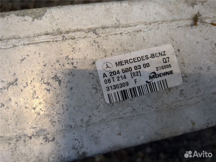 Радиатор интеркулера Mercedes C W204, 2008