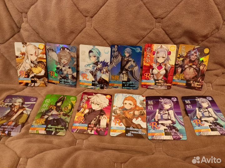 Карточки коллекционные геншин импакт