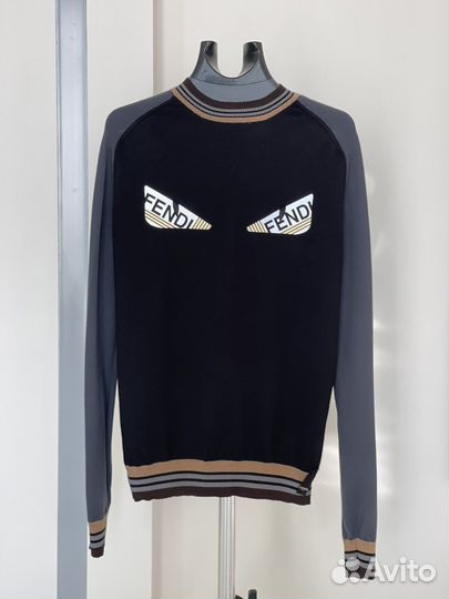 Шерстяной пуловер Fendi, оргинал, 48р