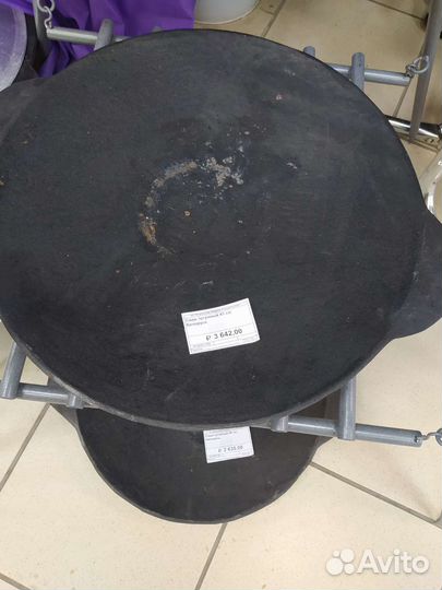 Сковорода садж чугунный