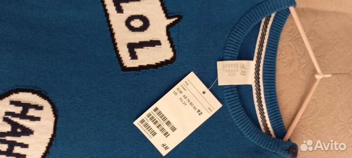 Джемпер 92р H&M/ свитер новый