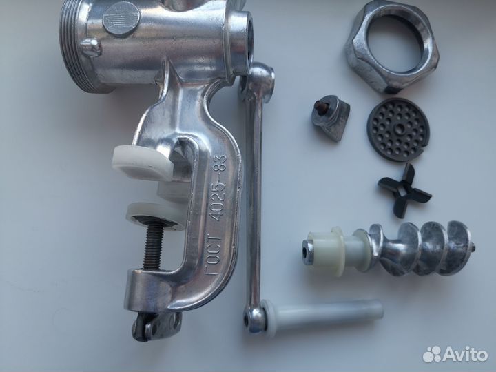 Мясорубка ручная СССР алюминиевая