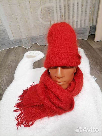 Комплект шапка и шарф