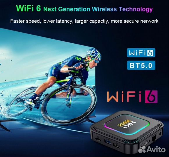 Смарт тв приставка HK1 rbox K8 4\32G аэропульт +