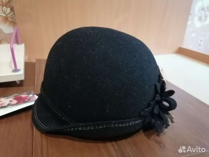 Шляпа фетровая женская новая