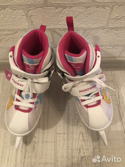 Коньки детские раздвижные nordway 31 36