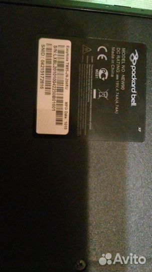 Ноутбук Packard Bell (Intel core i3 DDR3 3Gb