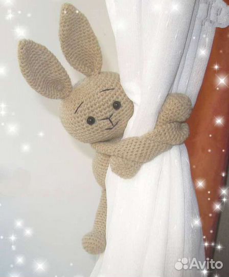Заяц обнимашка ручной