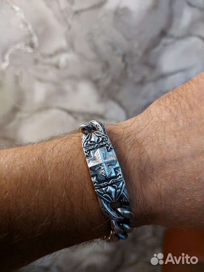 Серебряный браслет 925 мужской