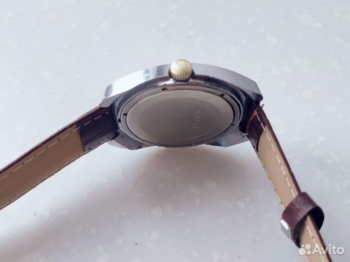 Часы мужские Слава Бочка Гильоше СССР механика 77г