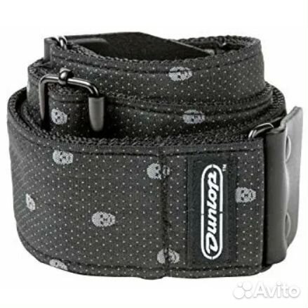 Ремень для гитары Dunlop. Жаккард,натуральная кожа