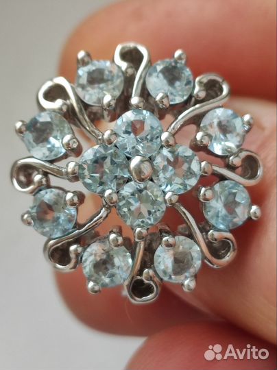 Серебряное кольцо женское