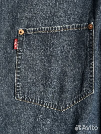 Джинсовая рубашка levis