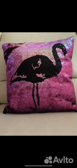 Подушки декоративные с пайетками