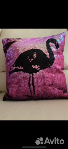 Подушки декоративные с пайетками