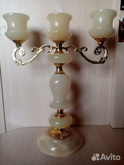 Подсвечник из оникса