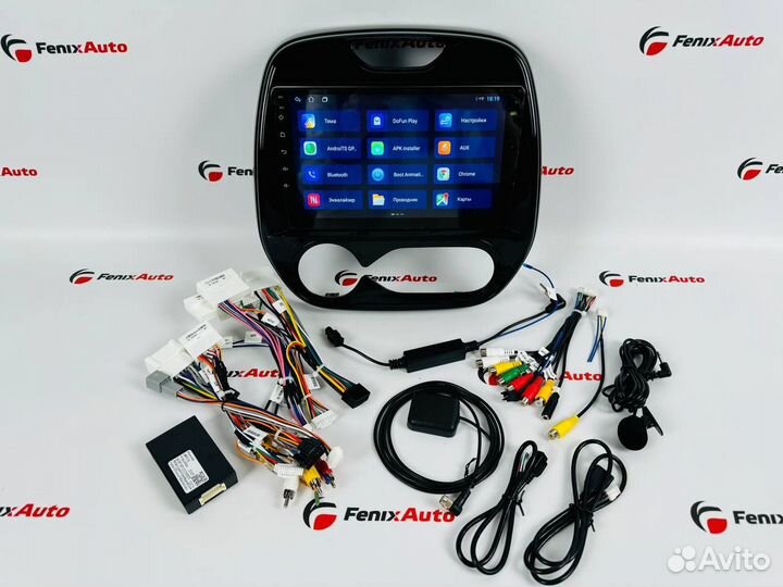 Магнитола Renault Kaptur климат Android 2-32 Гб