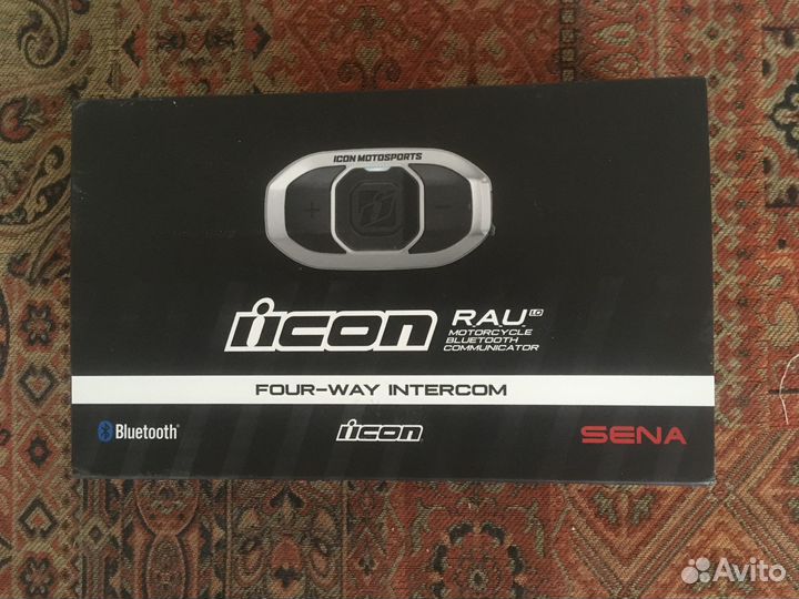 Icon Rau Communicator мотогарнитура для шлема Sena