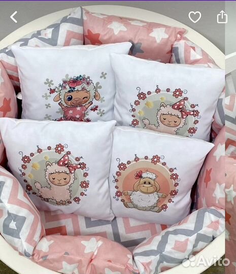 Комплект бортиков в кроватку