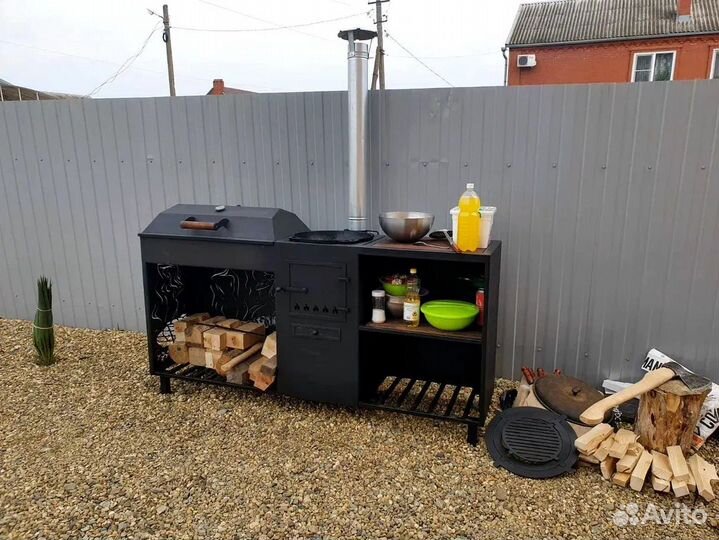 Мангалы в стиле лофт