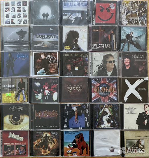 Зарубежные исполнители, коллекция CD дисков