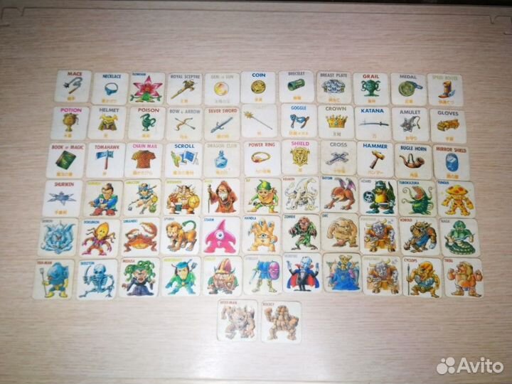 Редкие винтажные карточки Neclos Fortress