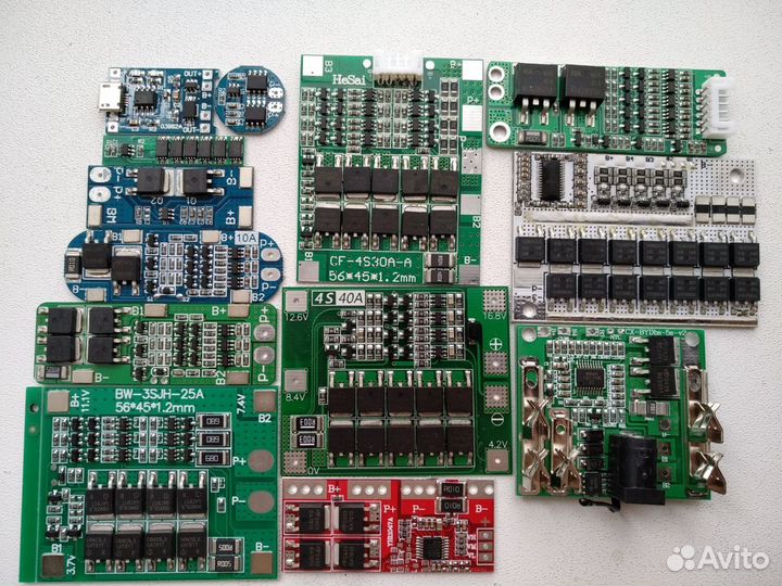 Контроллер bms 1-5S и сборки