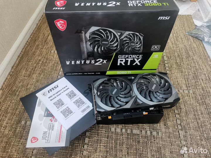 Видеокарта nvidia MSI GеForсе RTX 3060 Ti 8Gb
