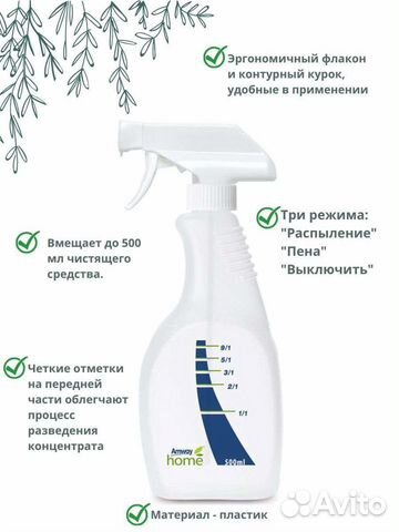 Пистолет-распылитель Amway (U.S.A.) 500 мл пластик