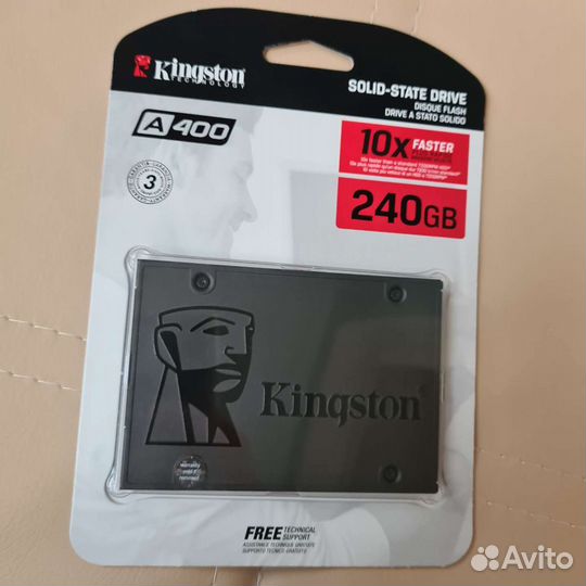 SSD 240 GB 10x faster kingston