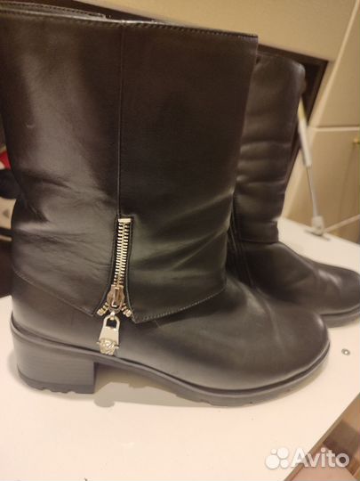 Полусапоги натуральная кожа 40