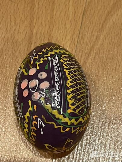 Яйцо пасхальное деревянное