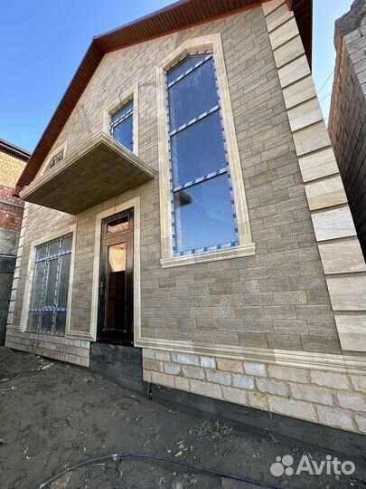 Облицовка домов дагестанским камнем под ключ