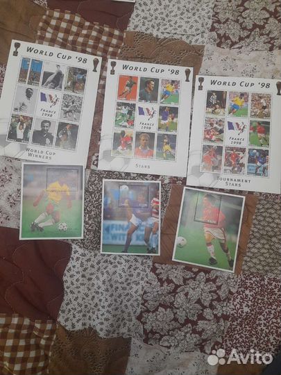 Почтовые марки футбол
